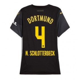 Borussia Dortmund Nico Schlotterbeck #4 Borta Kläder Dam 2024-25 Kortärmad